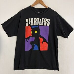 Disney Kingdom Hearts 3 Heartless Shirt XL Gamer Anime KH3 Tee Y2K
